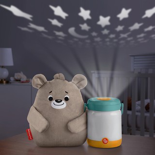 Fisher-Price 費雪 安撫小熊奶瓶投影夜燈