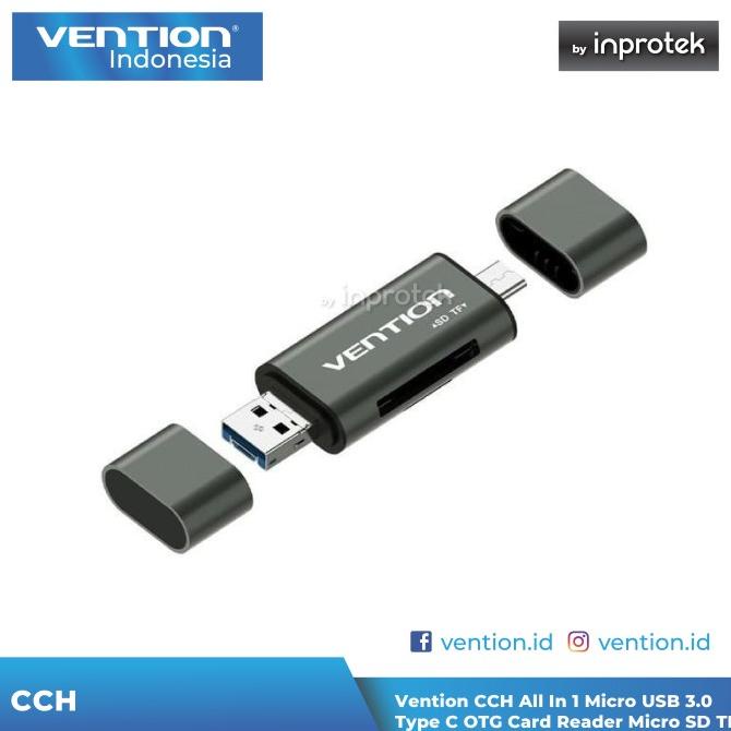 Vention Cch All In 1 Micro Usb 3.0 Type C Otg 讀卡器 Micro Sd T