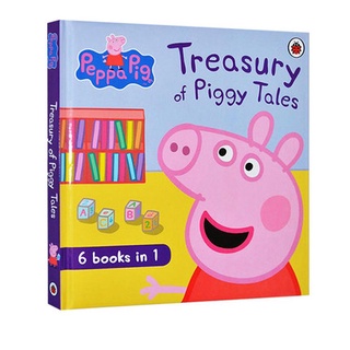 送音頻「英文正版」粉紅豬小妹 Peppa Pig 小豬佩奇 Treasury of Piggy Tales 晚安故事書