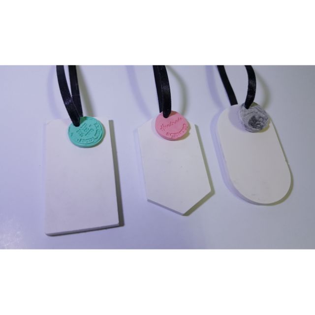 空白矽藻土片 小吊牌 買5送1 可diy自己繪畫寫字 送禮自用都實用 手工製 防蚊磚 送禮 小禮物 蝦皮購物