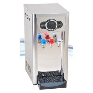 溫熱(二溫)型自動補水飲水機【熱交換全煮型】+淨水器