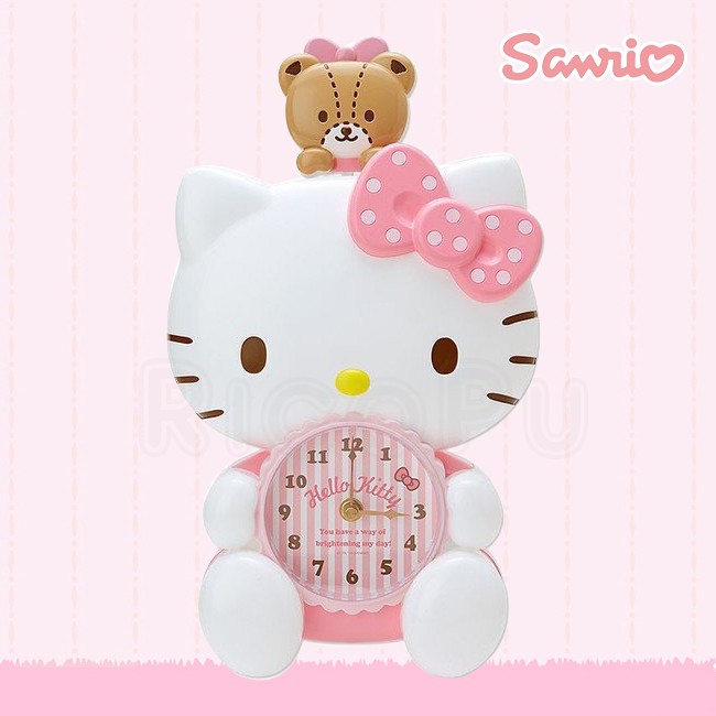 Sanrio 三麗鷗 Hello Kitty 造型搖擺壁掛鐘 擺鐘 時鐘