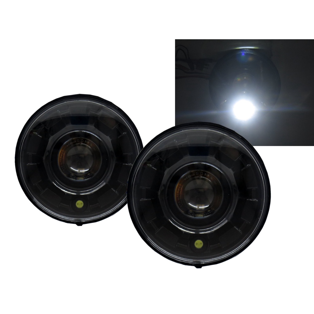 卡嗶車燈 適用 JEEP吉普 Wrangler SAHRA YJ / TJ 76-ON LED 7吋 大燈 V2