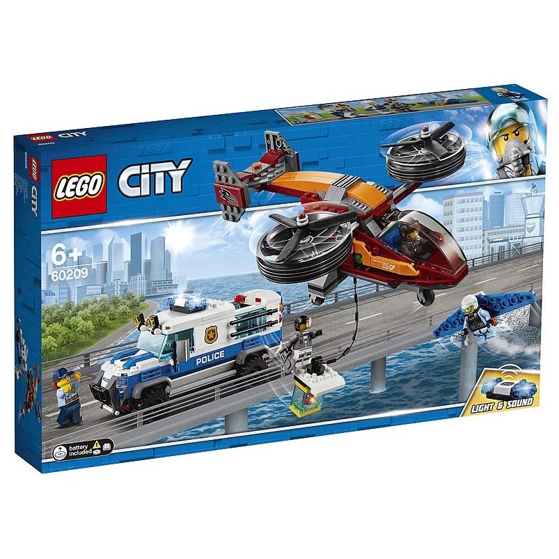 ［想樂］全新 樂高 LEGO 60209 City 城市 航警鑽石搶刧戰
