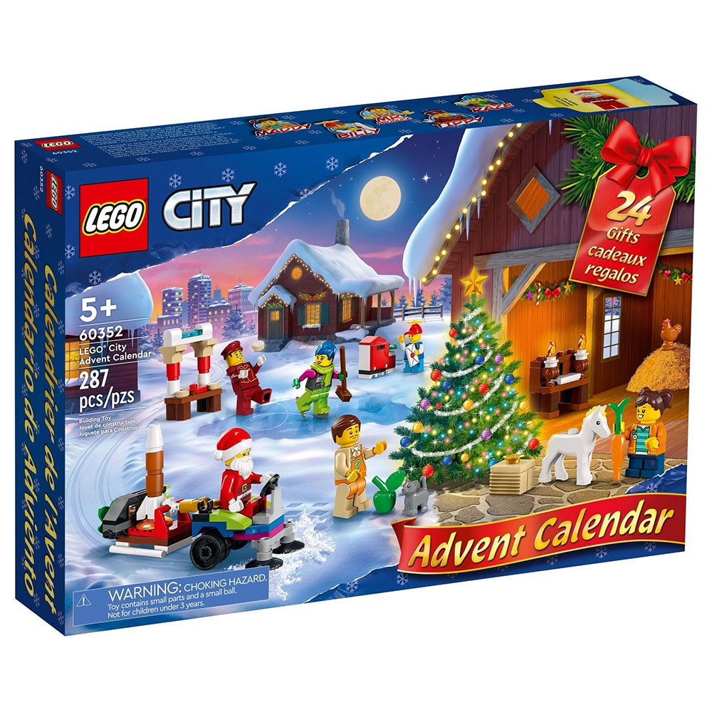LEGO樂高 LT60352城市聖誕降臨曆 驚喜月曆2022_City 城市系列