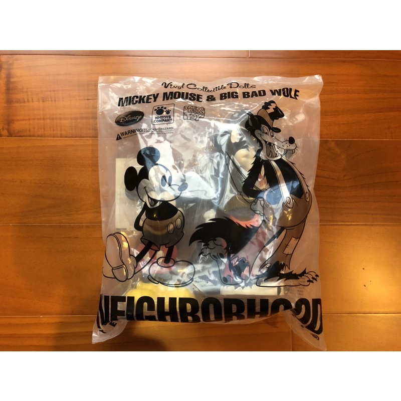 絕版 Neighborhood Mickey &amp; Big Bad Wolf 米奇 大野狼 VCD 迪士尼 公仔