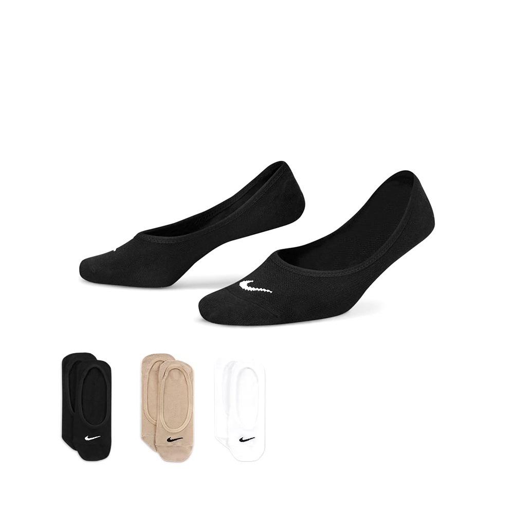 Nike W EVRY LTWT FOOT 3PR 黑 白 奶茶 隱形 休閒 短襪 SX4863-900