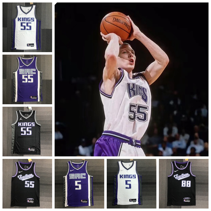 國王球衣 NBA 22賽季 國王隊 城市版 5號福克斯球衣 75週年 威廉姆斯凱塔 籃球服 實戰球衣 運動上衣 籃球球衣