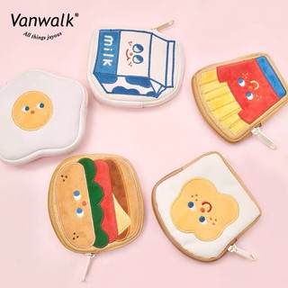 🍒《VANWALK》🍒韓風  台灣經銷 元氣早餐系列 創意可愛鑰匙包/零錢包