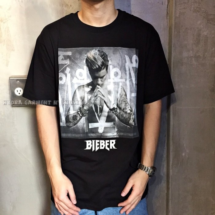 【HYDRA】Justin Bieber x H&amp;M Purpose Tour Tee 黑 祈禱 巡迴演唱 小賈斯汀