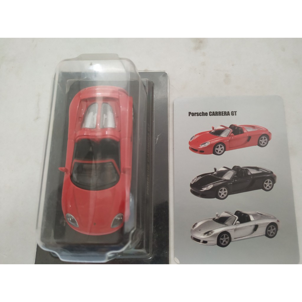 全新京商_1/64 PORSCHE CARRERA GT (紅色)