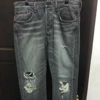 Levis 501CT破壞 上寬下窄 二手