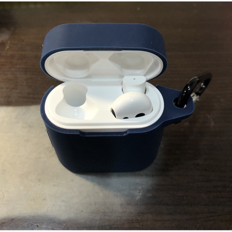 （二手）小米藍芽無線耳機 air 2s 右耳 附充電盒及深藍色保護套 單耳
