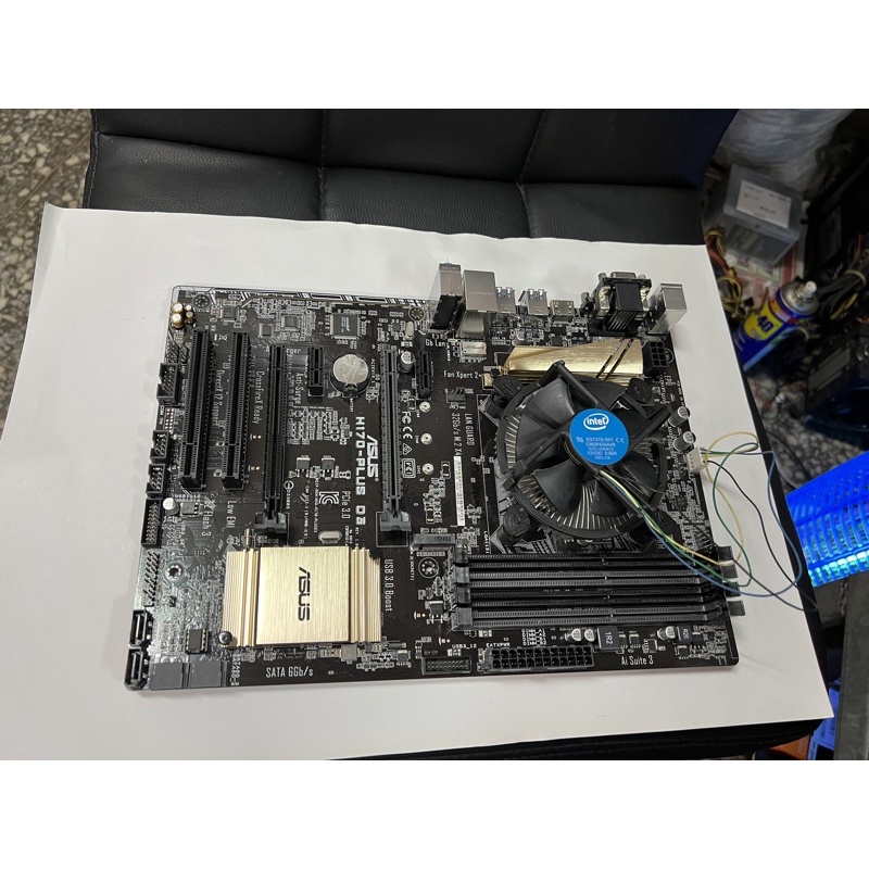 電腦雜貨店～華碩 H170-PLUS主機板 1151腳位 支援DDR3 二手良品 $1200