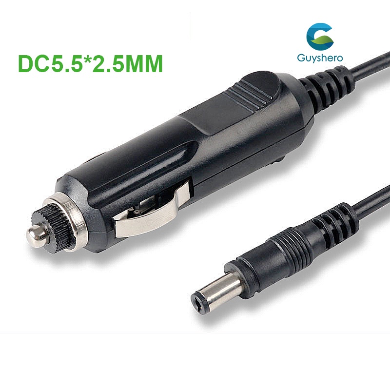 點煙器充電器電纜 5.5 * 2.5mm / 5.5 * 2.1mm 車載充電器 12V 用於汽車揚聲器 / 汽車真空