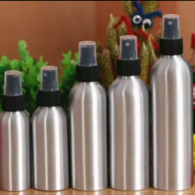 鋁製噴瓶化裝品噴瓶便携旅行包装空瓶精油酒精空瓶稀釋瓶分裝瓶旅行外出保濕水噴瓶寶寶兒童消毒噴瓶瓶罐鋁瓶