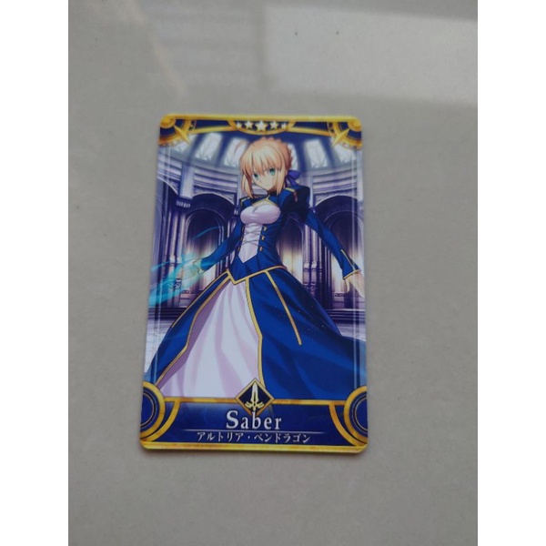 🔥現貨🔥日本帶回 Fate grand order arcade 機台卡 阿爾托莉亞•潘德拉剛 第一階段