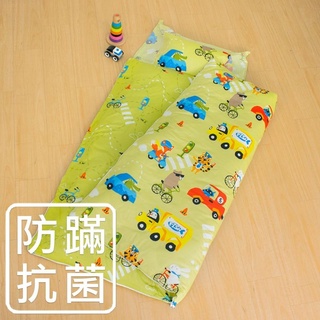 兒童睡袋 防蹣抗菌-精梳棉/鋪棉兩用睡袋/旅行家-/美國棉授權品牌[鴻宇]臺灣製