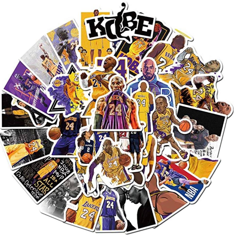 Kobe Bryant Stickers 傳奇球星 貼紙 一包50張 曼巴精神 mamba forever DOT聚點