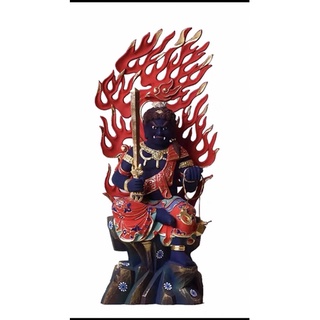 全新木雕神尊神像 不動明王