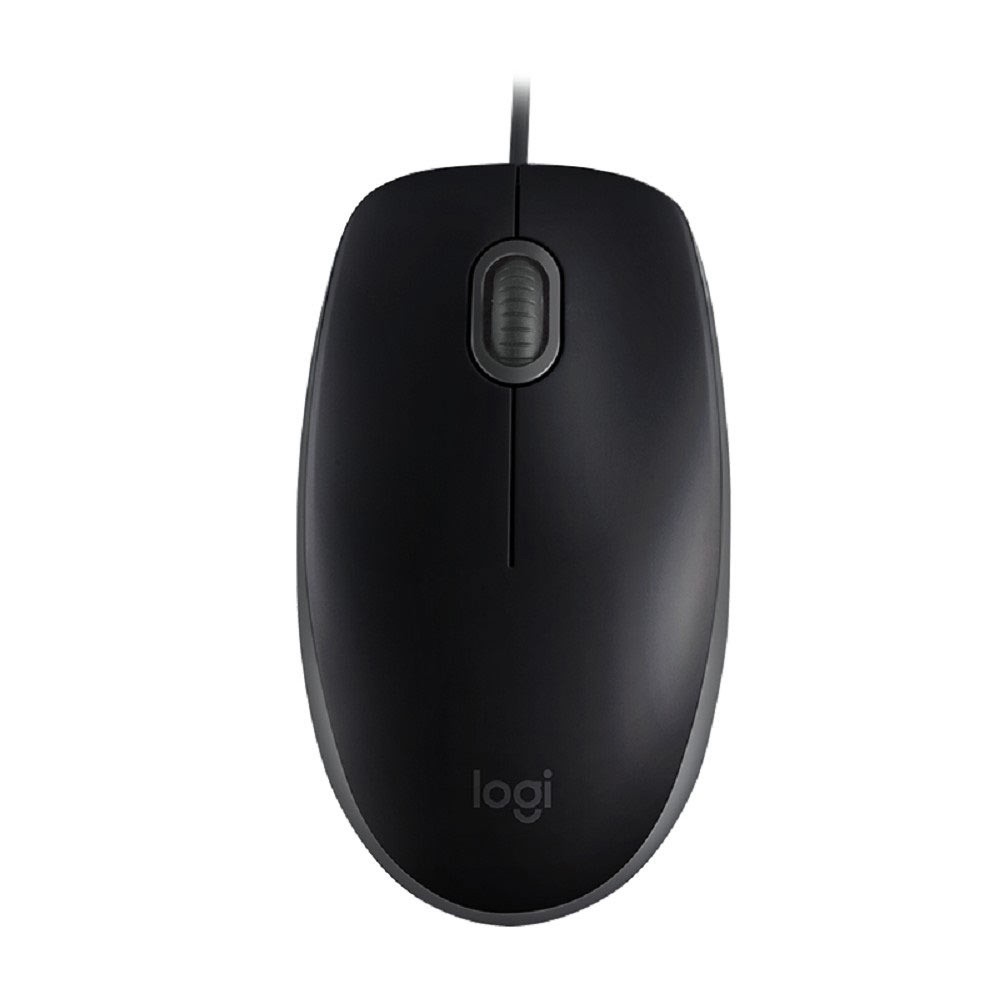 Logitech 羅技 M110 靜音有線滑鼠 黑色 現貨 廠商直送