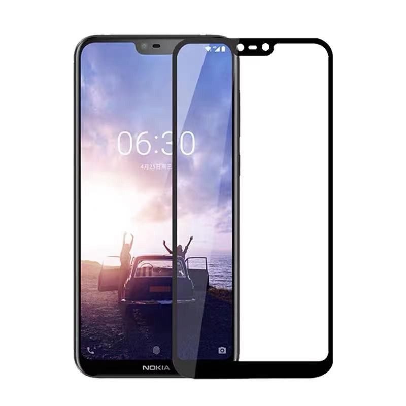 Nokia 6.1 Plus 全膠滿版玻璃貼 Nokia 6.1 PLUS 保護貼 鋼化玻璃