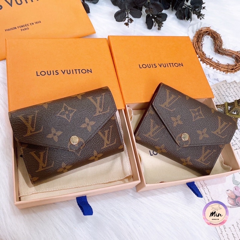 Min歐美代購·🔥台灣現貨 LV Louis Vuitton ,VICTORINE 錢包 豆豆三摺短夾 LV短夾🔥