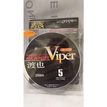 《嘉嘉釣具》大三洋 Super 渡也 VIPER 尼龍線 250米 池釣