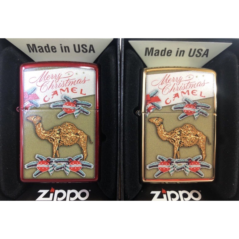 Zippo 【現貨全新品】美國正品 20年聖誕駱駝對機 全球限量50套 值得收藏