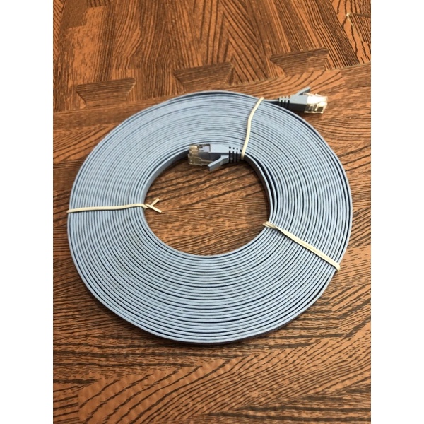 cat6超扁線 寬帶線  網線 RJ45網路線 10米 高速網路線 cat6a