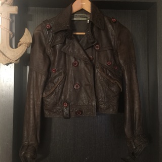 （二手）➕TOUGH Jeansmith專櫃品牌皮衣