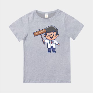 T365 臺灣製造 MIT CORONAVIRUS COVID-19 醫生 醫師 提醒 親子裝 童裝 T-shirt T