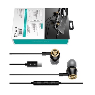 【Type-C 耳機】Usams 適用 小米 11 Lite 5G NE 6.55吋 入耳式 立體聲 金屬 耳機