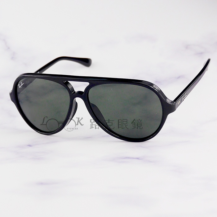 【LOOK路克眼鏡】 Ray Ban 雷朋 太陽眼鏡 CATS 5000  飛行員膠框 亞洲版 RB4125F 901