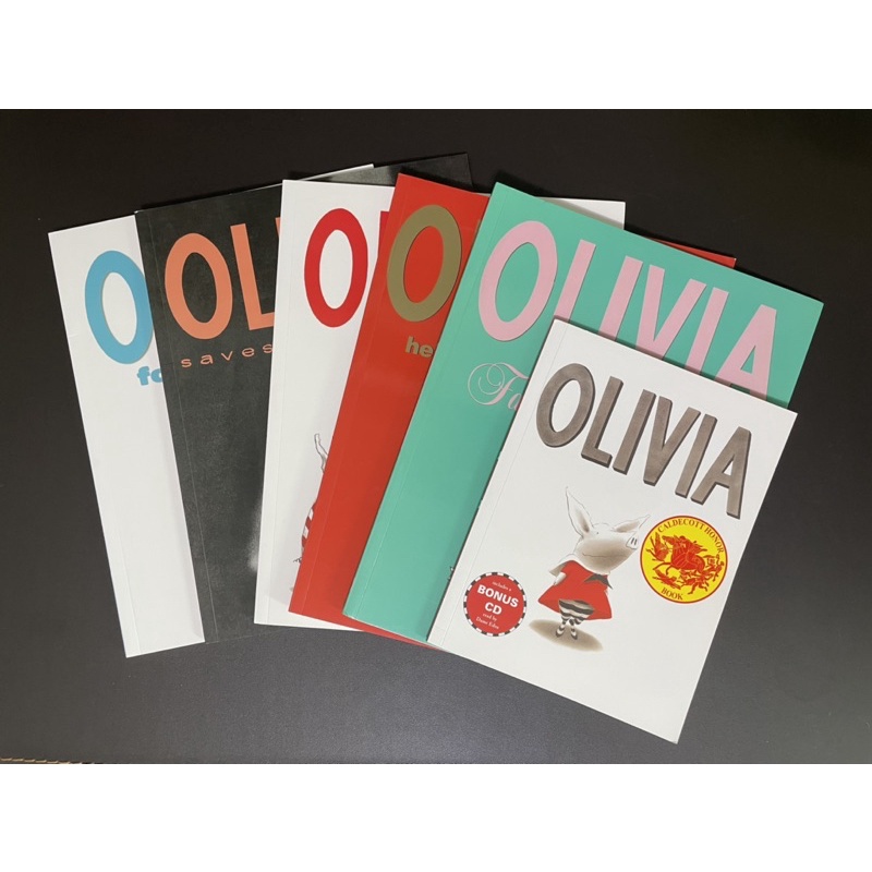 [🌟二手近全新］✨Olivia 奧莉薇🐷英文原版繪本套書含CD📖睡前故事書