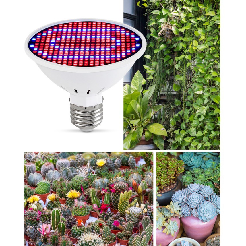 80 LED植物杯燈 E27頭110V 植物燈 彎管燈 植物生長燈 全光譜 80LED生長燈園藝 花卉 育苗 景觀植物