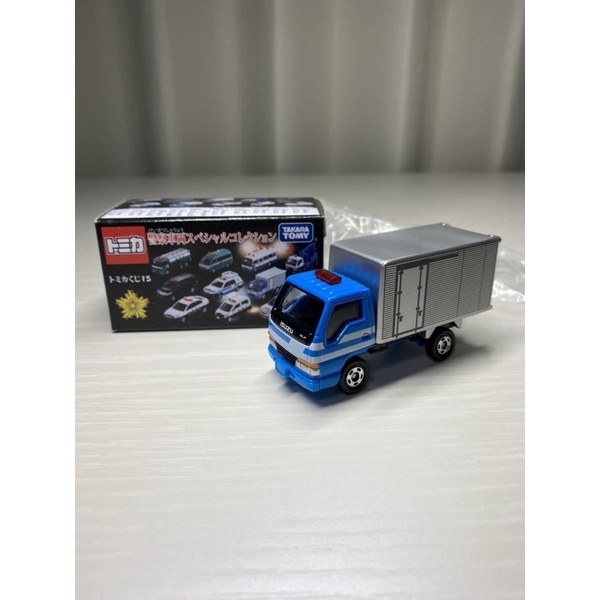 TOMY TOMICA 緊急出動 24 特別警戒 警察車輛 第15彈 抽抽樂 貨車 卡車 資材 運搬車 搬運車 elf