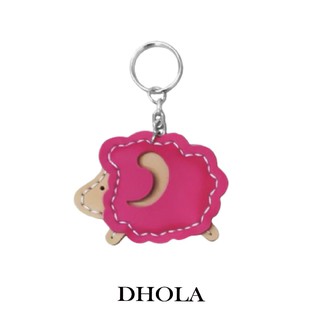 DHOLA｜綿羊吊飾鑰匙圈材料【6色】/ DIY材料 / 手工藝 / 鑰匙圈 / 仿皮革材料 / 手作 吊飾 朵拉手藝