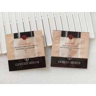 【Giorgio Armani 亞曼尼】設計師水燦光影粉底(1ml)、高訂完美絲絨水慕斯粉底PRO、完美絲絨水慕斯粉底