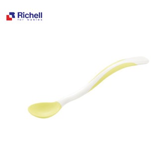 Richell 利其爾 TLI餐具系列 柔軟離乳湯用湯匙(黃) 米菲寶貝