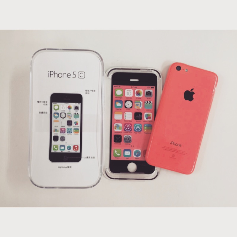 IPhone 5c,Pink,16GB 二手 無配件