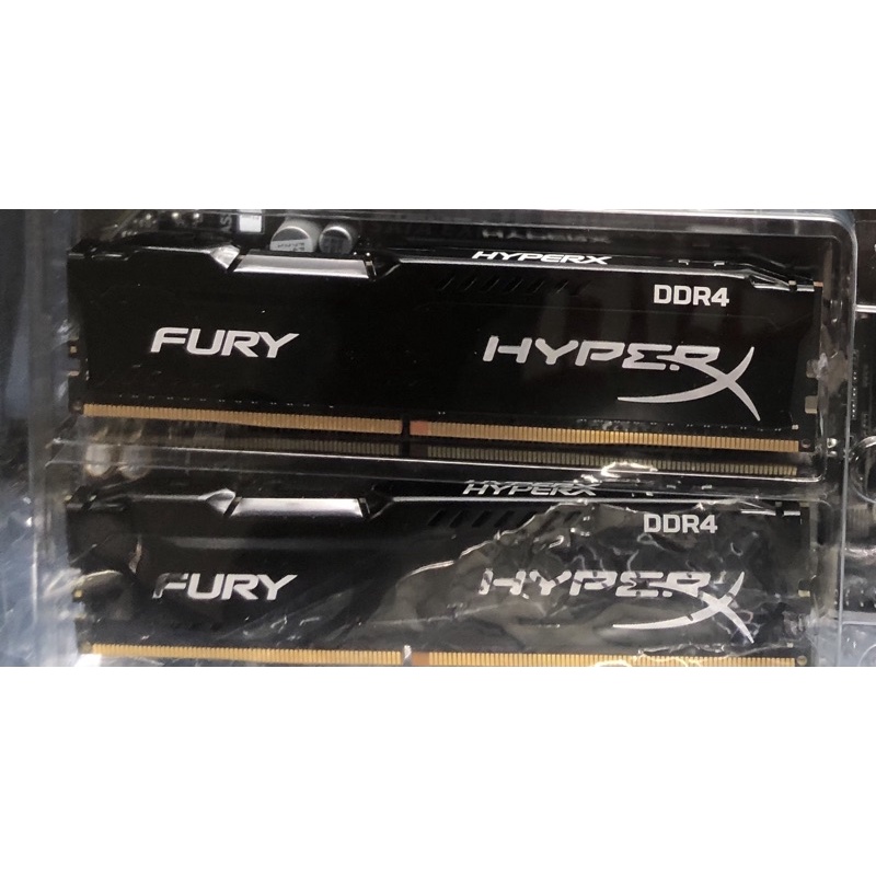 金士頓 DDR4 2400 Fury HyperX 8G *2