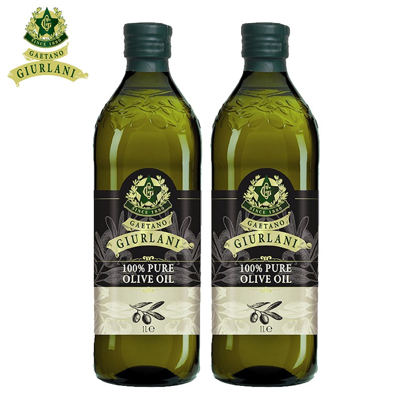 【Giurlani喬凡尼】老樹純橄欖油禮盒組(1000mlx2瓶)