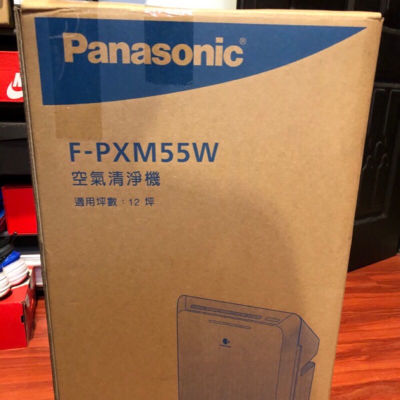 Panasonic國際牌 12坪 ECONAVI nanoe 空氣清淨機 F-PXM55W