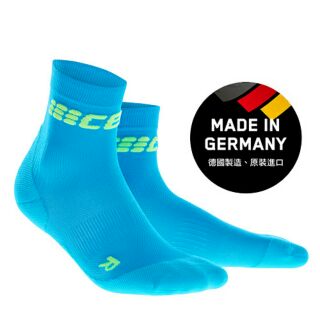 德國 CEP 超輕量運動壓縮短襪 電子藍/綠 ( 男/女 ) WP4BNC-WP5BNC