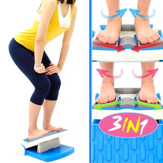 台灣製造3in1瑜珈拉筋板(內八外八調整)多角度易筋板足筋板.平衡板美腿機多功能健身板運動健身器材P260-730TS