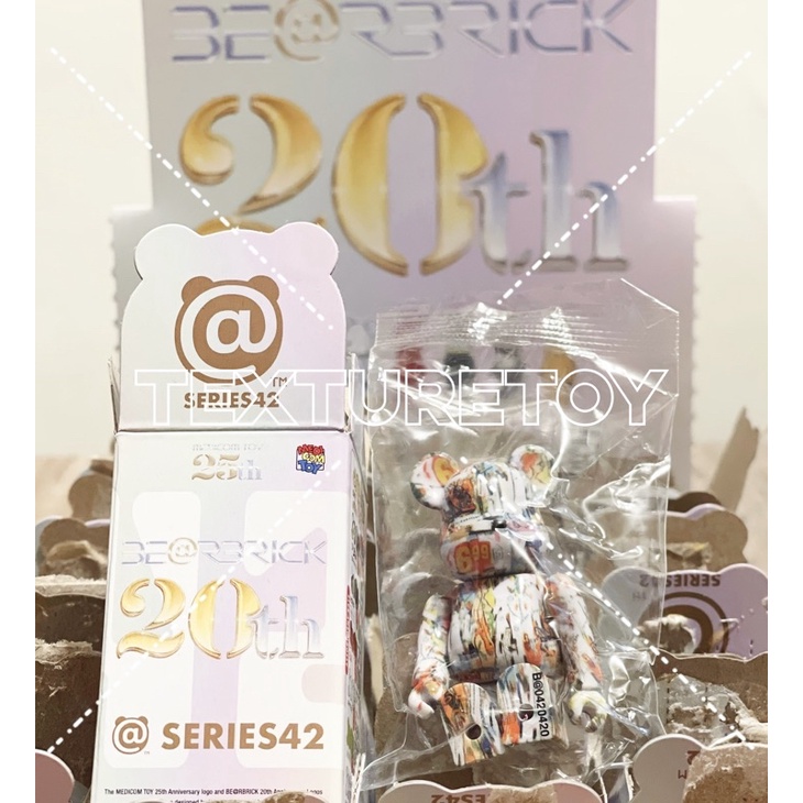 [現貨]BE@RBRICK SERIES 42代 25TH巴斯奇亞 安迪沃荷 藝術家 MEDICOM TOY 100%