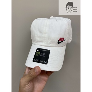 【AND.】NIKE NSW H86 CAP 白黑勾 粉標 老帽 棒球帽 運動 休閒 穿搭 AO8662-106