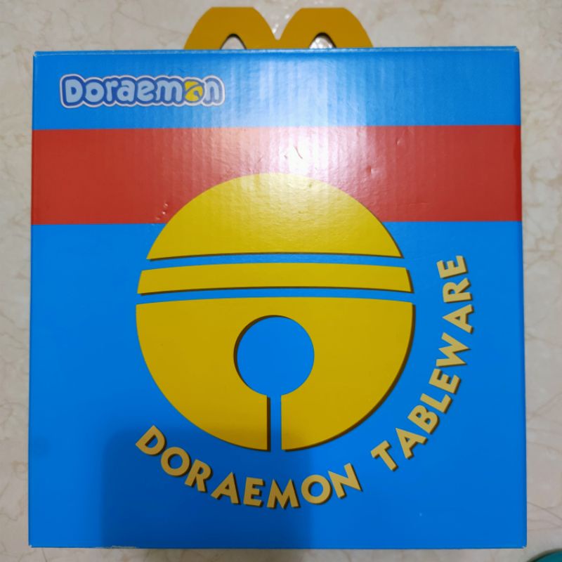 [全新] 麥當勞 哆啦A夢-經典陶瓷碗盤套裝組