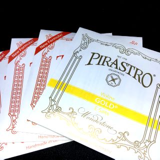 【筌曜樂器】德國 PIRASTRO Tonica+Gold 金E弦 小提琴 套弦/散弦 G/D/A/E 小提琴弦 提琴弦